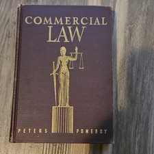 Commercial Law Hardcover Textbook by P.B.S. Peters & Dwight A. Pomeroy Commercial Law price