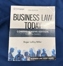 Business Law Today - Comprehensive Edition : Text and Cases Roger 13th Edition Commercial Law price