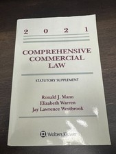 Comprehensive Commercial Law: 2021 - Paperback, by Mann Ronald J.; - Good Commercial Law price