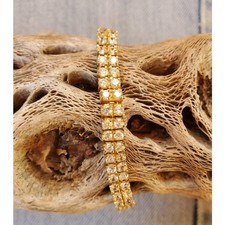 Edco Ventage costume double row tennis bracelet. Costume Necklace price
