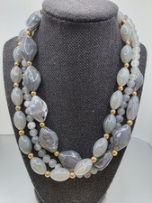 Costume jewelry Dillards brand Gray necklace Costume Necklace price