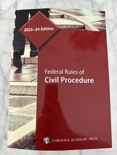Federal Rules of Civil Procedure; 2024 Edition (Casebook Supplement) : With... Press - Publishing Law price