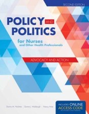 Policy And Politics For Nurses And Other Health Professionals - VERY GOOD Medical Law price