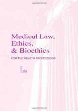 Medical Law, Ethics and Bioethics for - Paperback, by Lewis EdD RN - Very Good Medical Law price