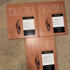 Trauma Medical Law Medicine Anatomy And Surgery Hardcover volume 1 2 and 3 Medical Law price