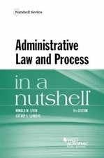 Administrative Law and Process in a Nutshell Administrative Law price