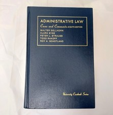 Administrative Law Cases & Comments Hardcover, Gellhorn/Byse, 8th Ed. Foundation Administrative Law price