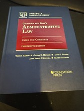 Gellhorn and Byse's Administrative Law - Hardcover, by Rakoff Todd; Metzger Administrative Law price