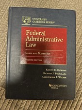 Federal Administrative Law Cases and Materials Fourth Edition by Kristin Hickman Administrative Law price