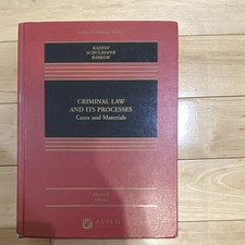 Aspen Casebook - Criminal Law and Its Processes, 11th ed., Kadish et al. IT Law price