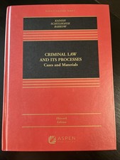 Criminal Law and Its Processes: Cases and Materials (11th Edition) IT Law price