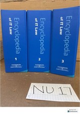 Encyclopedia Of IT Law Looseleafs Set Of 3 Volumes Sweet And Maxwell IT Law price