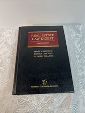 Real Estate Law Digest 3rd EDITION James Douglas HAMILL Pollock HC Case Digests Real Estate Law price