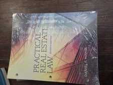 Practical Real Estate Law 7th Ed. Daniel F. Hinkel Paperback Textbook Real Estate Law price