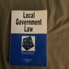 Local Government Law in a Nutshell by David McCarthy Jr. and Laurie Reynolds Local Government Law price