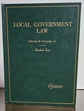 Local Government Law West Hornbook Series 1982 / 1996 Pocket Part Included Local Government Law price