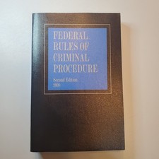Federal Rules of Criminal Procedure US District Court HC Law Textbook 2nd Ed Criminal Procedure Law price