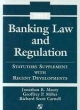 Banking Law and Regulation: 2002 - Paperback, by Macey Jonathan R.; - Very Good Banking Law price