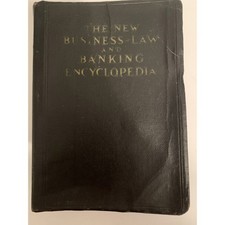 The New Business - Law and Banking Encyclopedia Copyright 1919 Banking Law price