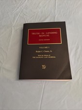 Truth In Lending Manual Vol 1 By Ralph  C Clontz Jr The Banking Law Journal Banking Law price