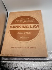 1987 Case and Statutory Supplement to Banking Law: Teaching Materials...r Banking Law price