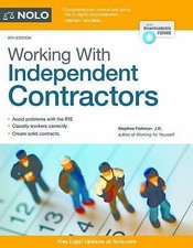 Working with Independent Contractors by Fishman, Stephen Zoning - Construction - Tender Law price