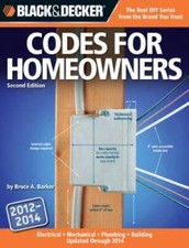 Black  Decker Codes for Homeowners: Electrical  Mechanical  Plumbin - VERY GOOD Zoning - Construction - Tender Law price