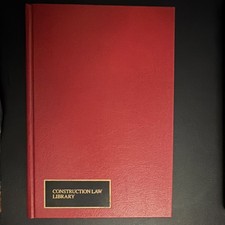 Construction Litigation Strategies and Techniques Law Textbook Hardcover 1992 Zoning - Construction - Tender Law price