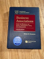 Business Associations, Cases and Materials 12th Edition Stephen M. Bainbridge Foundations - Associations Law price
