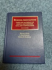 Business Associations - Law Textbook Hardcover Foundations - Associations Law price