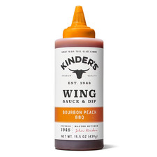 Kinder's Bourbon Peach BBQ Wing Sauce and Dip, 15.5 oz Squeeze Bottle... Sauce price