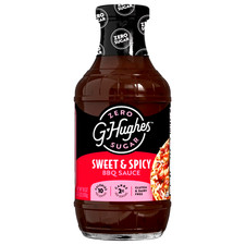 G Hughes Sugar Free Sweet & Spicy BBQ Barbecue Sauce, 18oz Sauce price