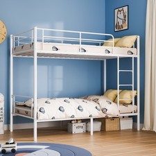 Heavy Duty Twin over Twin Bunk Bed Frame Steel Ladder for Kids Adult Bedroom Bunk Bed price