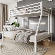 Amolife 1023794-2 Twin Over Full Size Metal Bunk Bed with Removable Ladder, Bunk Bed price