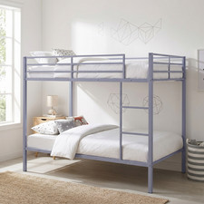 Full Over Full Bunk Bed Double Deck Heavy Metal Frame No Mattress w/ Guard Rail Bunk Bed price