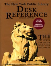 The New York Public Library Desk Reference - Hardcover - GOOD Encyclopedias & Reference Publications price