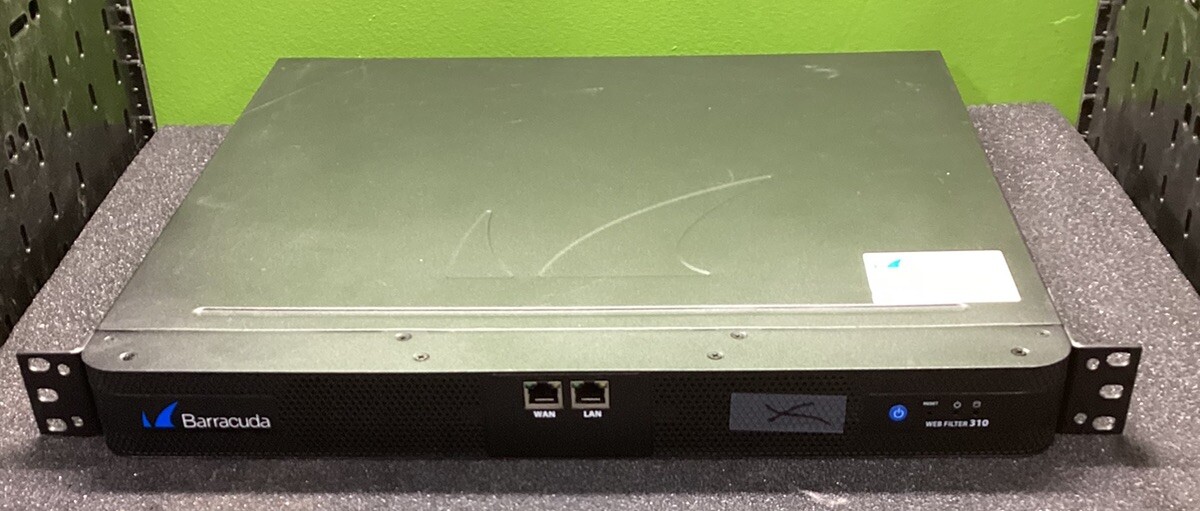 Barracuda Networks Web Filter 310 Firewall Security Appliance P/N: BYF310A Web Filtering Software price