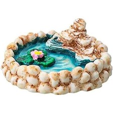 Lotus Flower Miniature Fairy Garden Accessories,Miniature Pond Lawn Garden Or... Garden Accessory price