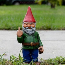 12CM Naughty Garden Gnome Lawn Ornament Funny Finger Dwarfs For Indoor Outdoor Garden Accessory price