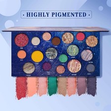 18 Color Galaxy Eyeshadow Palette With Mirror Shimmer Matte Glitter Waterproof Eyeshadow price