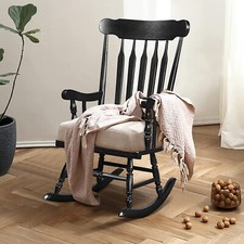 Acacia Wood Rocking Chair Weather Resistant Outdoor Porch Rocker Chair Armchairs Garden Armchair price