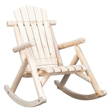 Patio Wooden Adirondack Rocking Chair Lounge Armchair Durable for Outdoor Garden Garden Armchair price