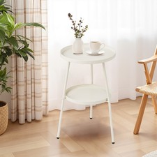 13in Round Small Side Table In/Outdoor Metal Coffee Table for Garden Patio Garden Side Table price