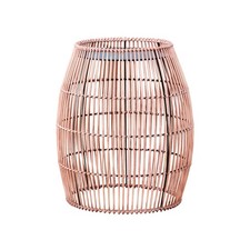 Teamson Home Outdoor Garden Furniture Large Round Side Table in Bamboo Wicker Garden Side Table price