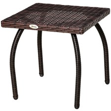 Rattan Wicker Side Table for Outdoor Garden Balcony Backyard Brown Garden Side Table price