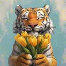 Digital Image Picture Wall Art Lovely Tiger for living room and bed room A-7 Canvas Painting price