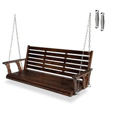 5ft 3-Person Wooden Porch Swing, 880 LBS, for Outdoor Patio Garden Yard Garden Swing price