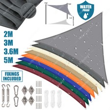 Sun Shade Sail Garden Patio Awning Canopy Waterproof UV Triangle Cover Outdoor Garden Awning price