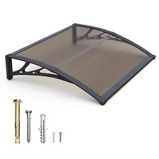 24"x40" Window Door Awning Canopy for Doorways Garden Shade 60x100cm DIY Canopy Garden Awning price