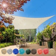 Permeable Shade Sail Patio Awning Outdoor Garden Pool Sun Canopy Shelter Cover Garden Awning price